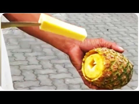 How to Peel a Pineapple Like a Pro!