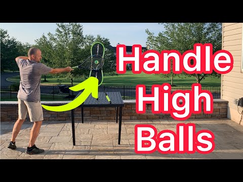 How To Handle High Balls In Tennis (Forehands And Backhands)