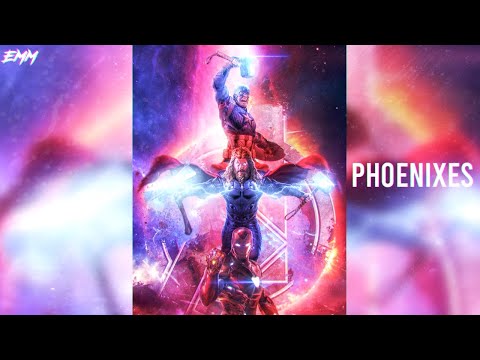 Iron Man & Thor & Captain America - Phoenixes