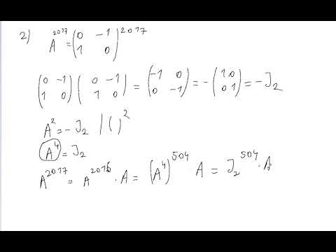 Techniques for raising a matrix to any power (11th grade)