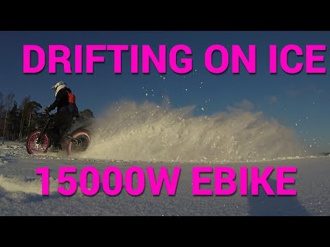 15000w Ebike Drifting On Ice
