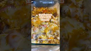 One Pan Chicken Fajita Rice Casserole