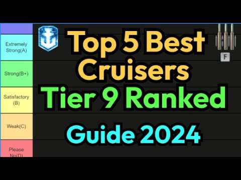 Top 5 Most Powerful Cruisers Picks in Tier 9 Ranked Battles Season | World of Warships