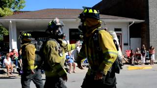 Madrid Fire Department - YMCA Dance in Parade