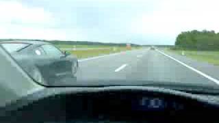 preview picture of video 'Audi R8 on A2 from Riga to Vilnius'