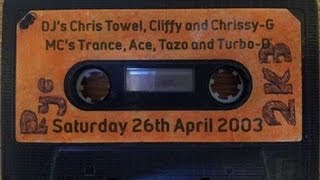 Dj Cliffy & Chris Towell Mc Trance Tazo & Turbo D @ The New Monkey Tazo's 21st 26.07.2003 (Side A)