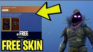 Fortnite: How To Get &quot;RAVEN&quot; Skin For FREE! - RAPSCALLION | SCOUNDREL (Fortnite Daily Item Shop)