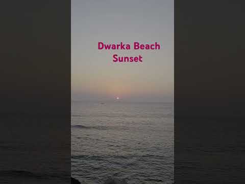 Dwarka Beach Sunset. #beach #sunset #sunsetview #dwarkadhish #dwarka
