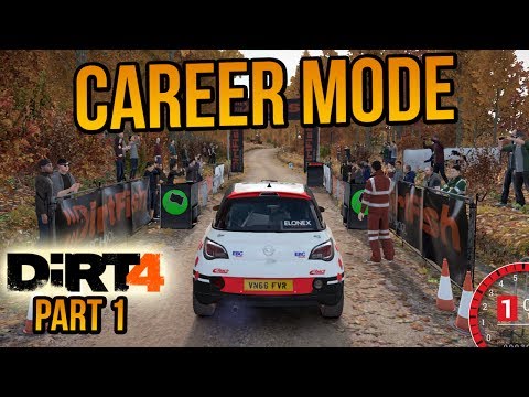 Dirt 4 Career Mode Gameplay Part 1 - Beating The AI Version of Myself!