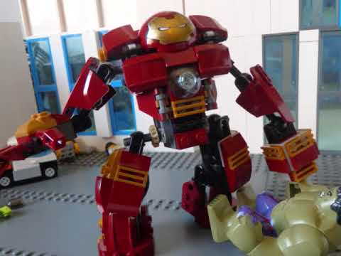 Lego Avengers Age Of Ultron Hulk VS Hulkbuster full fight scene