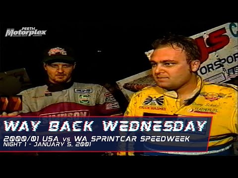 Donny Schatz Takes On The Aussies in USA vs. WA Sprintcar Speedweek | 5/1/01