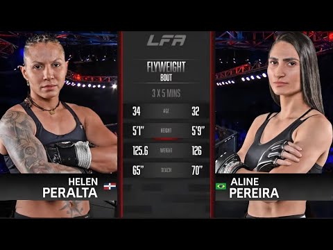 Helen Peralta vs Aline Pereira full fight