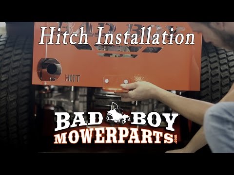 Bad Boy Mower Hitch Installation
