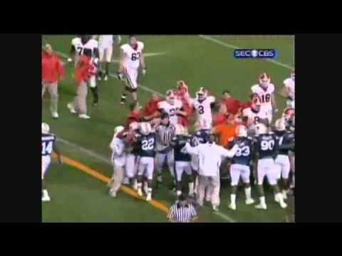 Auburn vs. Georgia Fight 2010 (Michael Goggans ejected over punch)