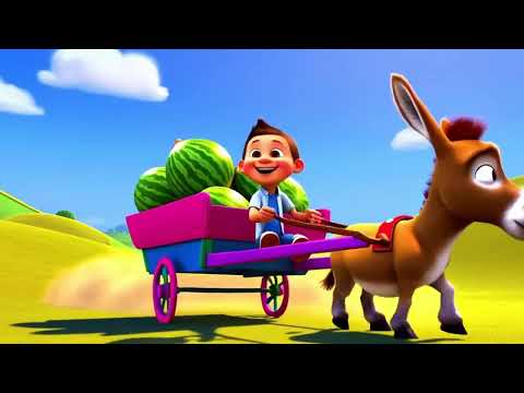 Little Tony and the Donkey Cart | Children's Song