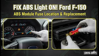 FIX ABS Light ON! Ford F-150 ABS Module Fuse Location & Replacement (2015-2017)