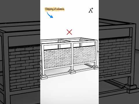 Correct Brick Wall Construction in Framed Structures | Construction Practices