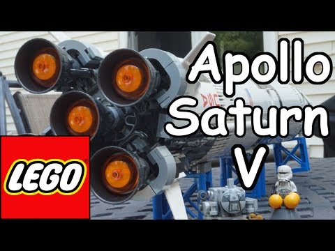 LEGO Ideas NASA Apollo Saturn V Review 🚀 (21309) -HD-