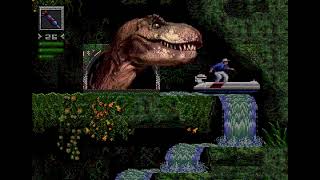 Jurassic Park 1993 (Sega Mega Drive / Sega Genesis) Longplay Walkthrough QHD (1080p 60FPS)