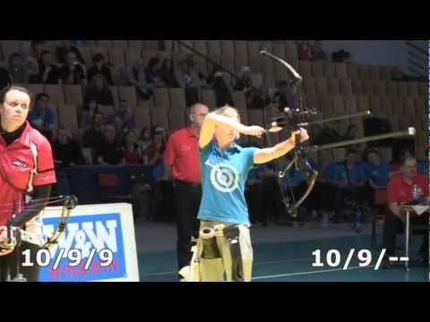 Archery Compound Women Gold Final Berlin Open 2012