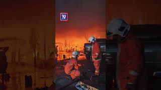 Download lagu Bengkel terbakar, lapan kenderaan terjejas mp3