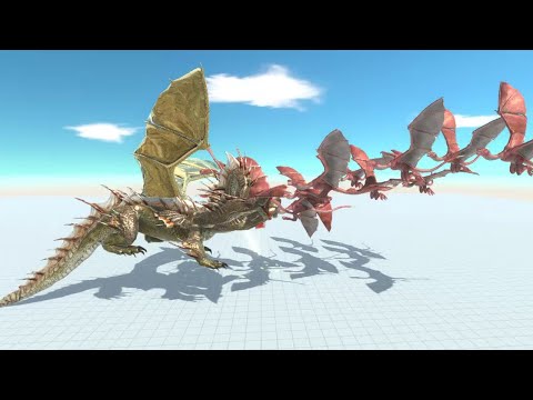 NEW - FLYING HYDRA VS ARMY (Fantasy) - Animal Revolt Battle Simulator