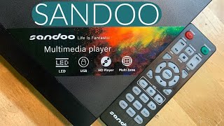 Break Out Those DVD's! Sandoo MP2209 Unboxing & Review! REGION FREE!