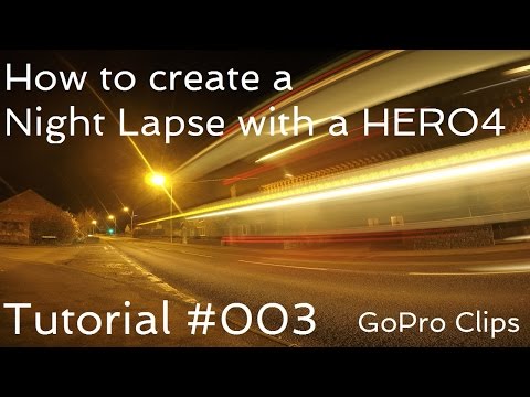 GoPro: Tutorial #003 - How to create a Night Lapse on a HERO4.