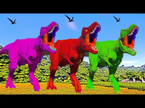Tyrannosaurus Rex Color Pack Vs Godzilla Jurassic World Evolution Skin Mods Dinosaurs Fighting