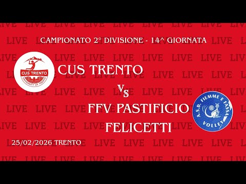 Cus Trento vs. FFV Pastificio Felicetti - CAMPIONATO 2° DIVISIONE - 14a giornata