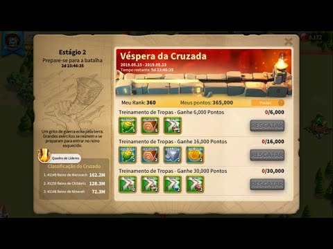EVENTO 2: PRÉ KVK, TREINAMENTO DE TROPAS - RISE OF KINGDOMS.