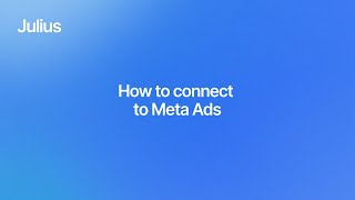 How to Connect Meta Ads to Julius AI (Analyze Campaign Performance in 