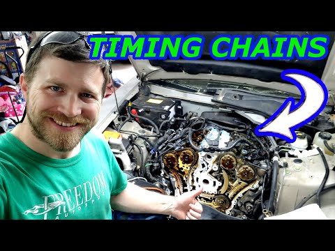 HOW TO REPLACE TIMING CHAINS ON CADILLAC CTS 3.6L (DAY 1)