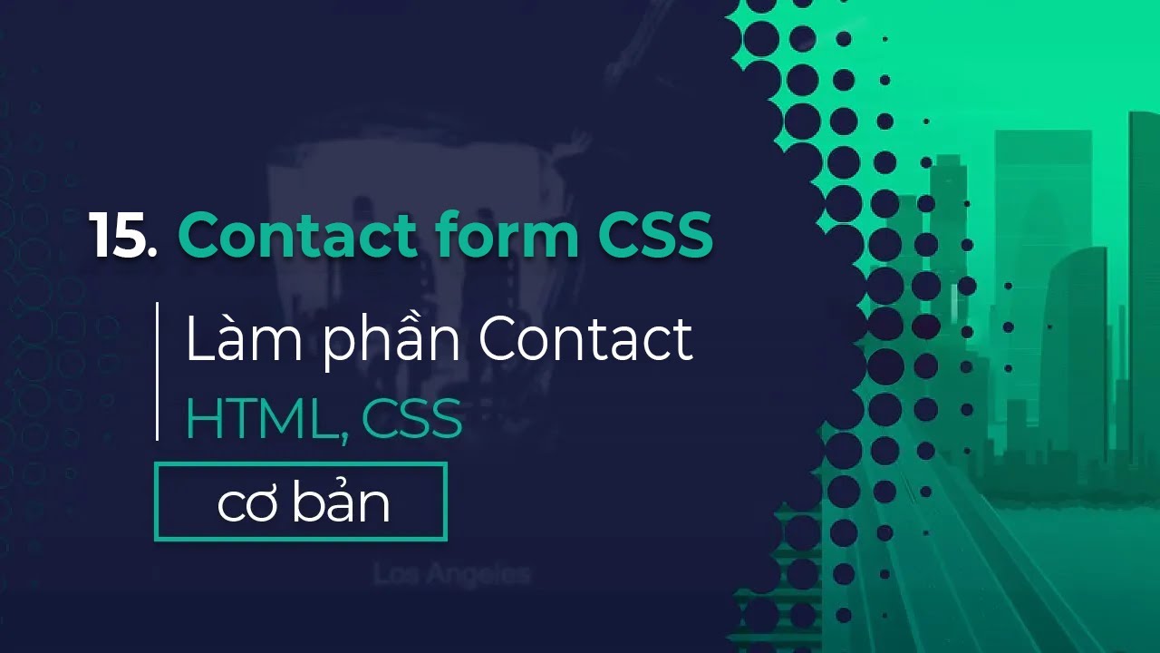 15. Contact form CSS