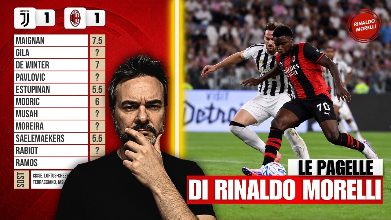 MAIGNAN salva, RABIOT sparisce! | Pagelle JUVENTUS-MILAN 1-1