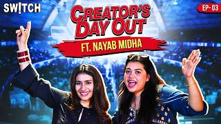 Creators Day Out Ep 3 ft.@nayabmidha7| Poetry, Love & Performing at Talkatora Stadium | Zee Switch