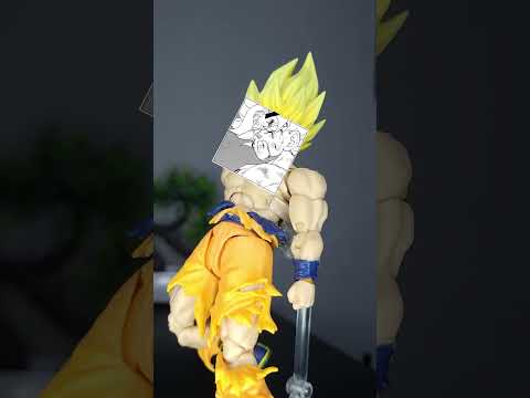 Action Figure VS Mangá (Goku Bootleg SHF Version)