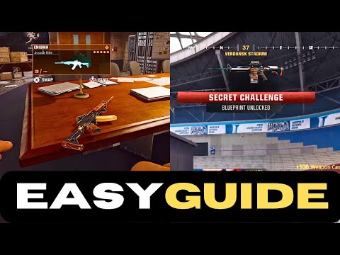How to Unlock XMG & Enigma AMAX Stadium Blueprints in Warzone Easy Easter Egg Guide