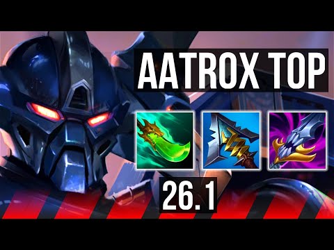 AATROX vs OLAF (TOP) | 91K damage, 5k gold comeback | EUW Master | 26.1