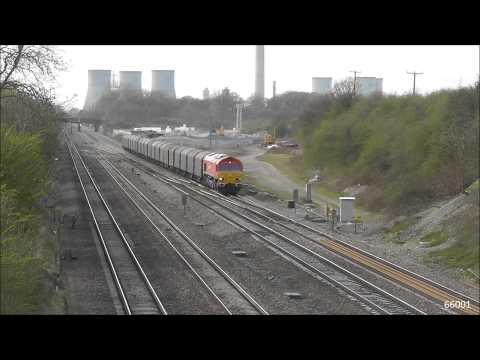 DB Red 66001 on 6O32 Steel  24/04/13