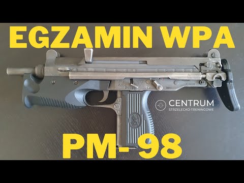 #16 Egzamin WPA - Pistolet maszynowy PM-98 Glauberyt, rozkładanie i składanie broni