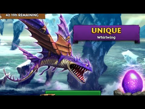 WHIRLWING Titan Mode Max Level 150 - New Unique Thunderdrum - Dragons: Rise of Berk