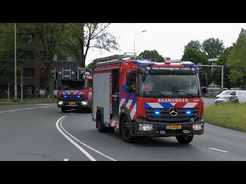 Beroeps/Vrijwillige Brandweer Zaandam en OVD met spoed naar een Woningbrand in Zaandam