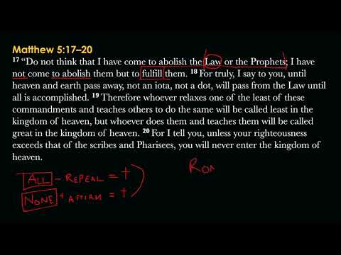 Matthew 5:17-20
