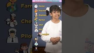 10 Job Professions 🩺 in English | Learn With Adi | English for Kids | Adi Connection #shorts