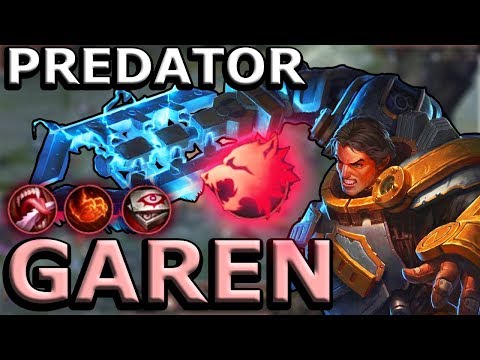 NEW PREDATOR GAREN CAN'T BE STOPPED!!! NEW GAREN TOP GAMEPLAY! League of Legends