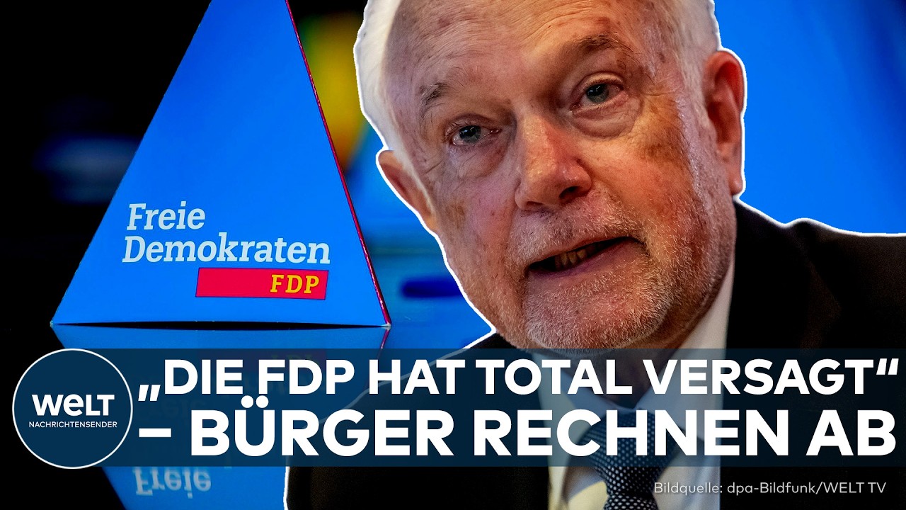 DEUTSCHLAND: „Die FDP hat total versagt. Da gibt es kein Zurückkommen mehr“ – Kritik am FDP-Neustart