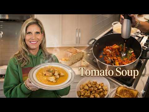 Better Than Bistro: Creamy Roasted Tomato & Pepper Soup (Perfect for Dipping!)