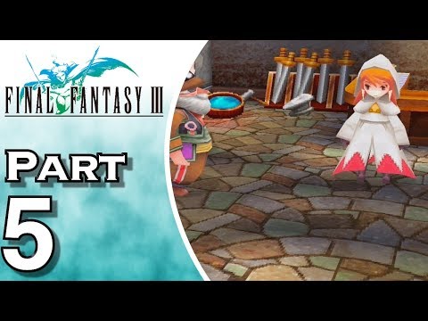 Let's Play Final Fantasy III iOS (Gameplay + Walkthrough) Part 5 - Journey Begins