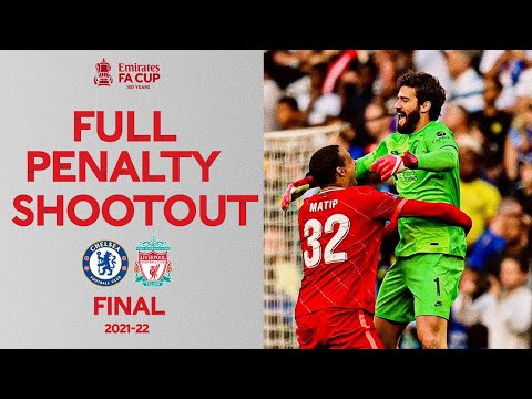 FULL Penalty Shootout & Trophy Lift | Chelsea v Liverpool | Emirates FA Cup Final 21-22